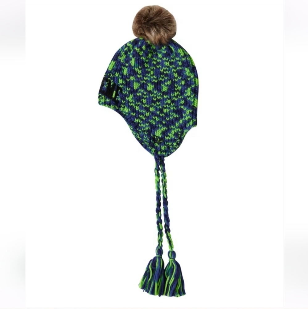 NWT Supreme New Era Toboggan Green Blue Beanie - Picture 4 of 6